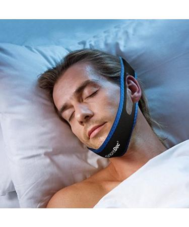 SnoreDoc Snore Stopper Chin Strap  Natural And Instant Snore Relief Sleep Aid Device  NEW AND IMPROVED
