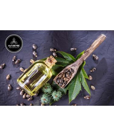 Naturevibe Botanicals Castor Oil 32oz - 100% Pure & Natural Castor Oil 32 Fl Oz (1 Pack) - Buy Online on GoSupps.com