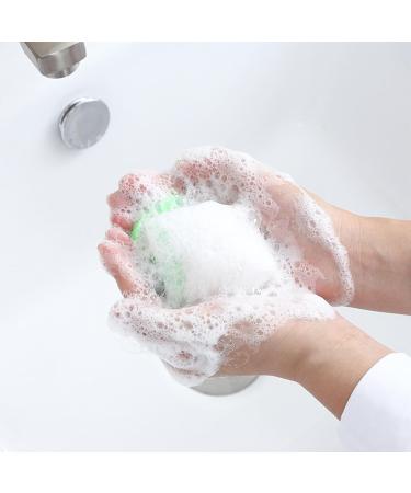 Invoda Handmade Soap Bubbles - Double-Layer Cord Striker & Foam Network for Body & Facial Cleaning (5 Pieces) - Eco-Friendly Bath Tools for Peeling & Refreshing Skin - Buy Online on GoSupps.com