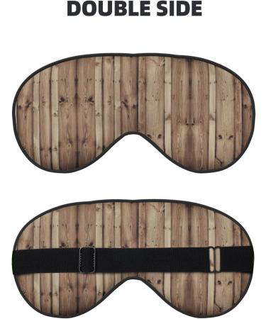 Wood Grain Print Unisex Sleep Eye Mask | Soft Comfort Eye Shade for Travel Yoga & Shift Work - Shop Now - Buy Online on GoSupps.com
