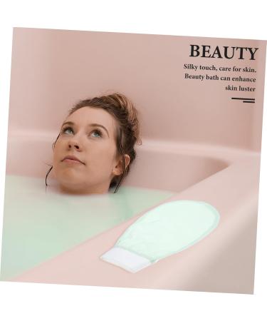 Baluue Body Exfoliator Glove - Light Green Bath Scrubber Mitten for Smooth Skin | International Shipping - Buy Online on GoSupps.com