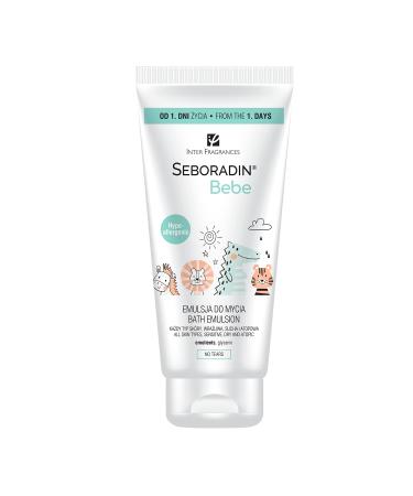 Seboradin Bebe Lotion Lavante Hydratante Intensive pour B b s Enfants et Personnes Ayant une Peau Sensible S che et Atopique Nettoyage Doux Soins pour B b s d s le Premier Jour 200 ml