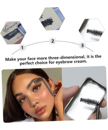 CANIGHT 2 Sets Eyebrow Soap Brow Cream Brow Shaping Eyebrow Styling Cream Woman Brow Soap Gel Texture - Buy Online on GoSupps.com
