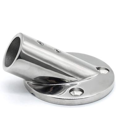316SS Heavy Duty Marine Boat Hand Rail Fittings - 30 Round Base for 1 OD Tube - Buy Online on GoSupps.com