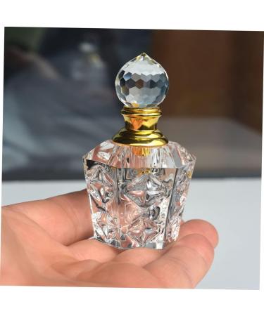 Ipetboom 1pc Dropper Essential Oil Bottle Fancy Perfume Bottle Cosmetic Dropper Bottle Skincare Containers Terrarium Essential Oil Vials Mini Travel Glass White Cosmetic Bottle Crystal 6.5x4cm White - Buy Online on GoSupps.com