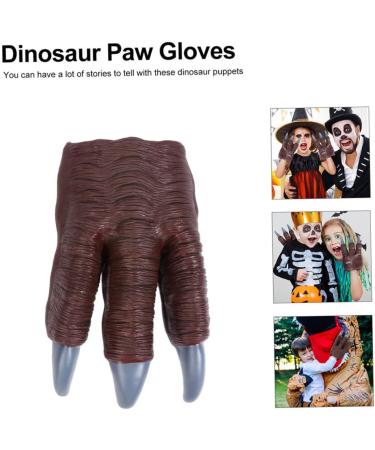 Safigle Dinosaur Glue Puppet Play Sets - 6 STK - Velociraptor & Derizierosaurus Gloves for Kids - International Shipping Available - Buy Online on GoSupps.com