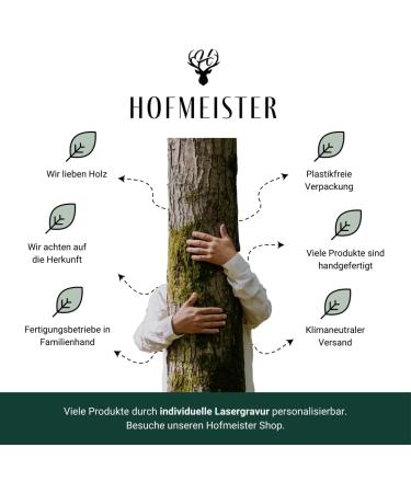 Hofmeister Flying Gossip: Beech Wood & Leather Fly Catcher | 47.5 cm Mosquito Protection | Stylish Insect Racket from Europe - Buy Online on GoSupps.com