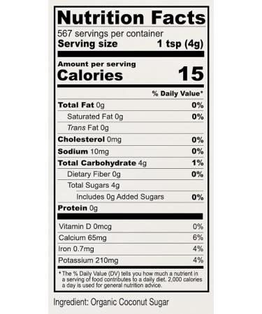 Organic Coconut Sugar 5lbs - Non-GMO & Gluten-Free - 5 Pound Pack - Anthony's - Buy Online on GoSupps.com