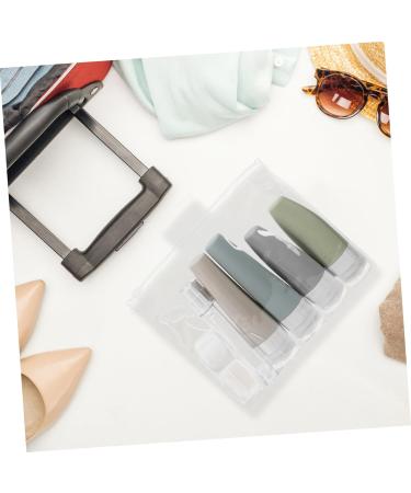 PartyKindom 1 Set Silicone Bottle Set Travel Bottle Travel Containers for Toiletries Travel Shampoo Lotion Dispenser Travel Toiletry Containers Clamshell Storage Set Bottle - Buy Online on GoSupps.com