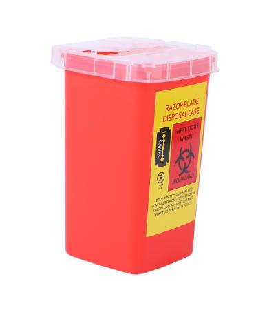 Coophya donor 1stk mini-razor travel dispenser leaf shaver Sharps bin disposable- for sharp objects donor case.