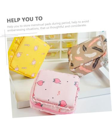 Buy Healeved 6 pcs Storage Bags for Women's Bandages & Menstrual Items - Zipper Pocket Cute Oxford Fabric Perfect for Tampons & More! - Buy Online on GoSupps.com