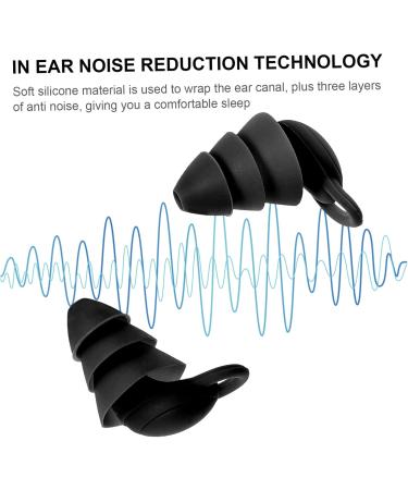 2 Pairs Anti-Noise Earplugs for Sleep & Study | Sound Blocking Noise Canceling Ear Plugs - Ideal Dormitory Supplies - Buy Online on GoSupps.com