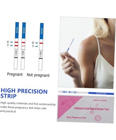 Buy 25 High Precision Pregnancy Test Strips - Accurate Detection Tool for Early Pregnancy Confirmation - International Shipping Available - Buy Online on GoSupps.com