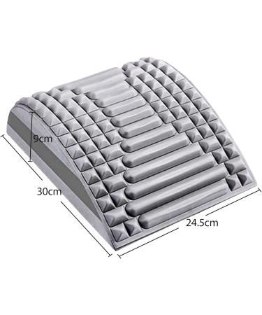 Refresh 2 in 1 Neck and Back Stretcher - Back Extensor Device for Neck Pain Relief & Back Pain Relief - Gray - Buy Online on GoSupps.com