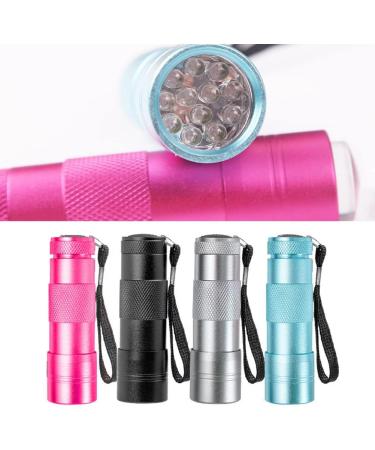 Mini LED UV Nail Dryer - Fast Drying Gel Polish Curing Lamp | 12 LED Flashlight | Quick Dry Nail Art Tool - Blue - Buy Online on GoSupps.com