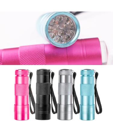 Mini Nail Polish Flashlight | LED Nail Dryer Lamp for Quick Drying | Silver Nail Art Curing Light for Home & Salon Use - Buy Online on GoSupps.com