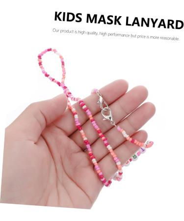 Shop Minkissy 6 Pcs Anti-Lost Masks Chain - Alphabet Beads Clothes Rack for Kids | European & American Acrylic Accessories - Buy Online on GoSupps.com