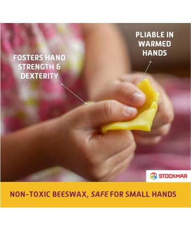 STOCKMAR Natural Modeling Beeswax - 15 Color Set | Eco-Friendly Art Supplies - Buy Online on GoSupps.com