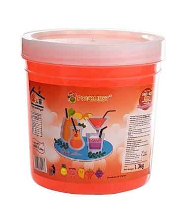Popping Boba 1.3 KG Dessert and Drink Toppings (Strawberry)