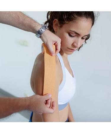 Elastic Cotton Athletic Tape | Athletic Tape Enhanced Support - Elastic Precut Strips Athletic Wraps for Rehabilitation Patients 12 - Buy Online on GoSupps.com
