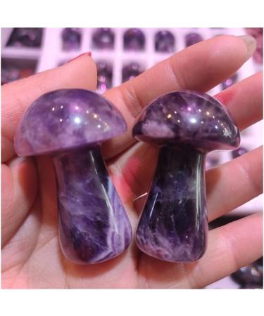 Natural Crystal Rough 1pcs 5cm Cute Natural Amethyst Purple Quartz Mushroom Shaped Crystal Polished Stone Gift Decor Natural Quartz Crystals Crafts - Buy Online on GoSupps.com