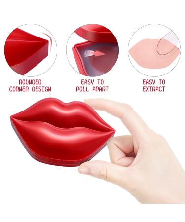 EXCEART 20pcs Cherry Lip Mask - Hydrating Lip Gel Pads for Women | Moisture & Nutrition Essence for Soft Beautiful Lips - Buy Online on GoSupps.com
