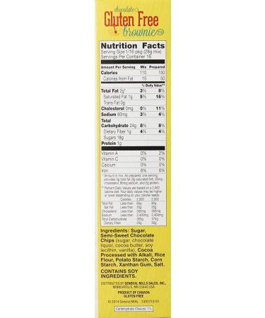 Buy Betty Crocker Gluten Free Chocolate Brownie Mix 16 oz | Delicious & Easy Baking - Buy Online on GoSupps.com