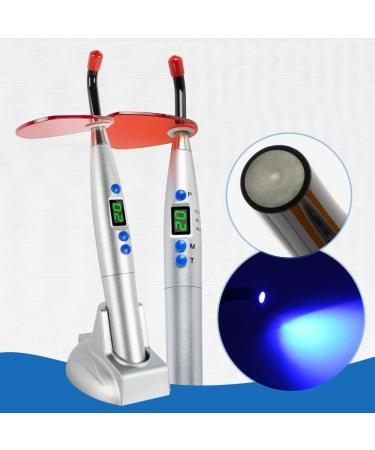 Dental 5W Wireless Cordless LED Curing Light Lamp 1500mw - Ideal for Dental Clinics & Family Use [Silver] - Buy Online on GoSupps.com