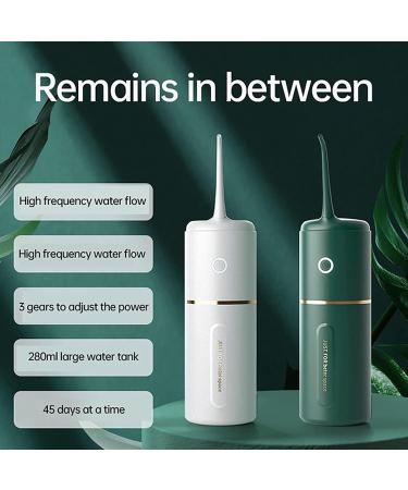 Portable Cordless Water Flosser - USB Rechargeable Dental Irrigator for Family Travel & Braces - Buy Online on GoSupps.com