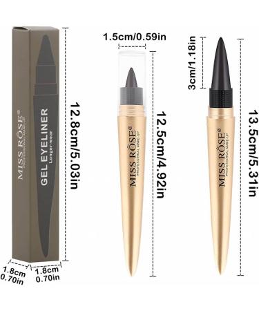 Smudge Proof Eyeliner Pencil | for Women Eye Makeup Liquid Eyeliner - Multi-Use Eye Liner Pencil Soft Natural Transfer-Proof Waterproof Liner Easily to Create Any Look Aezon Brown - Buy Online on GoSupps.com