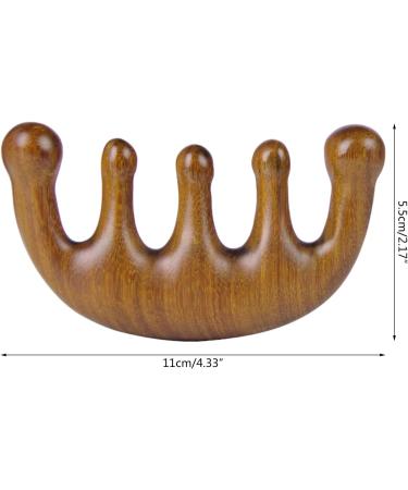 Head Massage Comb Gua Sha - 5 Wide Teeth Scalp Massager for Hair Care | International Shipping - Buy Online on GoSupps.com