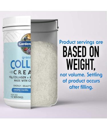Garden of Life Grass Fed Collagen Creamer - Creamy Vanilla 11.64 oz | Premium Protein Boost - Buy Online on GoSupps.com