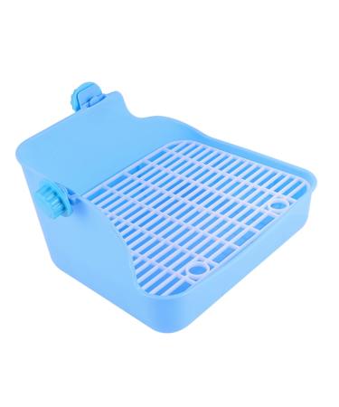 BESPORTBLE Blue Ferret Litter Puppy Pee Pad Bunny Supplies Rabbit Toilet Corner