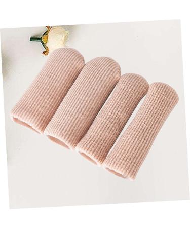 DOITOOL 4pcs Cracking Skin Calluses Adjustable Finger Guards Bunion Wraps Gel Protector - S/M/L Sizes - Nail Separator & Remover - Buy Online on GoSupps.com