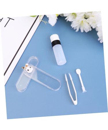 Solustre Portable Colored Contact Lens Case - Compact Holder & Bracket for Lenses - Ideal for Travel - Buy Online on GoSupps.com