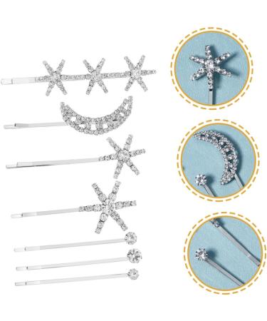 Ipetboom 3 Sets Fringe Bobby Pin Girls Hair Barrettes Star Hair Clip Wedding Hair Accessories for Women Rhinestone Barrettes Women Hair Accessories Headgear Rhinestones Alloy - Buy Online on GoSupps.com