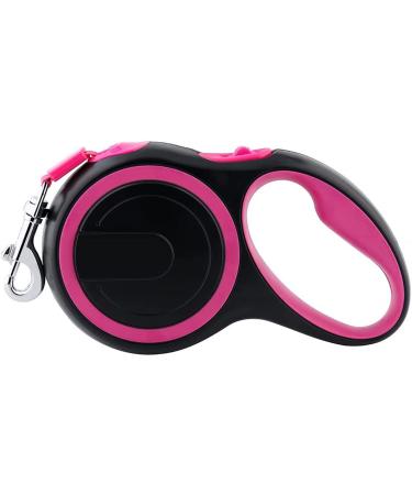 Dogs Retractable Leash 5m/16FT Lead Extendable Strong Heavy Duty Nylon Medium Puppy Leads Extension Leashes Anti-Slip Flexi Chain Pet Training 20kg Dog Automatic No-Tangle Tape (Pink) - Buy Online on GoSupps.com