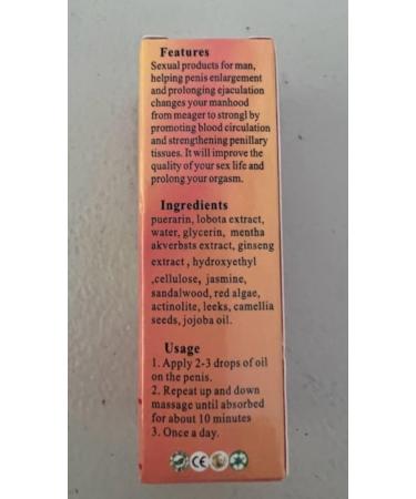 Crazylife Massage Oil for Men | Enhance Strength & Energy | Natural Essential Enlarger Oil for Men by Blsex - Buy Online on GoSupps.com