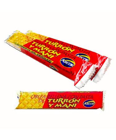 Delicious Arcor Turron & Mani 10 Wafer Treats - Buy Now! - Buy Online on GoSupps.com