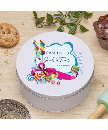 ukgiftstoreonline Personalised Grandad's Sweet Storage Tin Gift - Buy Online on GoSupps.com