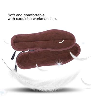 USB Electric Heated Shoe Insoles for Men & Women - Comfortable Foot Warmers with Temperature Control (Size 43-44) - Buy Online on GoSupps.com