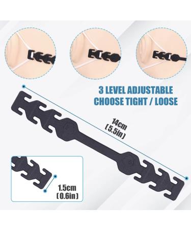 Mask Extender Strap 5Pcs Ear Savers for Masks - Universal Size Holder with 3 Adjustment Slots | Enhanced Flexibility for Cloth and Disposable Masks | For Kids and Adults - Buy Online on GoSupps.com