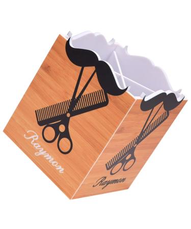 PopetPop hairdressing scissors socket comb storage box hairdressing box organizer for hairstigles salon shear box container for hair scissors multifunction plastic brush holder
