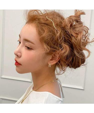 Lurrose 3Pcs Metal Wavy Hairbands for Women - Thin Golden Headbands for Outdoor Style - Buy Online on GoSupps.com