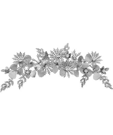 Rhinestone Hair Clip - Golden Sparkly Side Clips - Retro Look Elegant Hair Accessories Hair Clips for Gatherings Parties Festivals Events - Buy Online on GoSupps.com