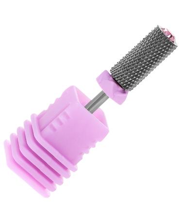 FOMIYES Nail Drill Bits Nail Bits for Nail Drill Acrylic Drill Bits Drill Bits for Nails Safety Bits for Nail Drill Nails Drill Bits Manicure Accessories Nail Clippers Tungsten Steel Alloy 0.6x0.6x4.2cm As Shown1