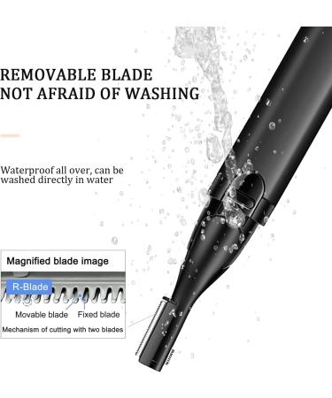 9-in-1 Eyebrow Trimmer Kit | Grooming Set with Scissors, Electric Razor, Tweezer, Shaping Tool & Brush - Black - Buy Online on GoSupps.com