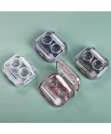 4x Colorful Contact Lens Cases - Mini Travel Storage Kit for Home & On-the-Go - Buy Online on GoSupps.com