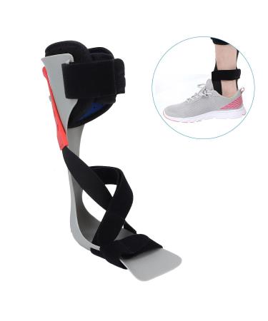 Ankle Support Drop Foot Brace - Unisex Foot Orthosis with Stable Fixed Strap Design for Left Foot | Compression Sleeve for Enhanced Stability - Buy Online on GoSupps.com