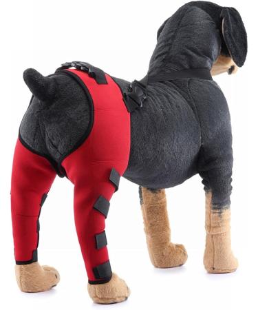 Pet Dog Hind Leg Brace Support Belt Pet Dog Double Hind Leg Brace Support Belt for Heals Prevents Injuries Sprains Protects Wounds. A X-Small - Buy Online on GoSupps.com
